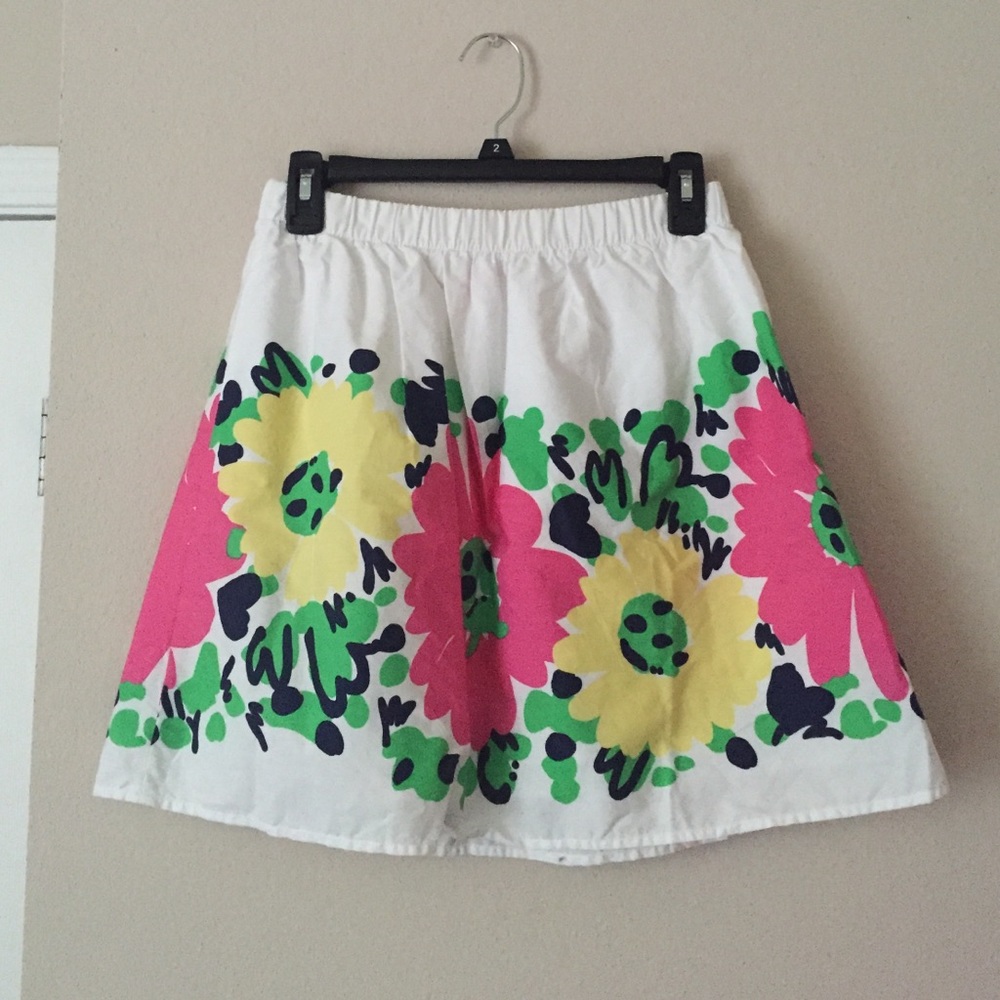 Lili Pulitzer floral skirt